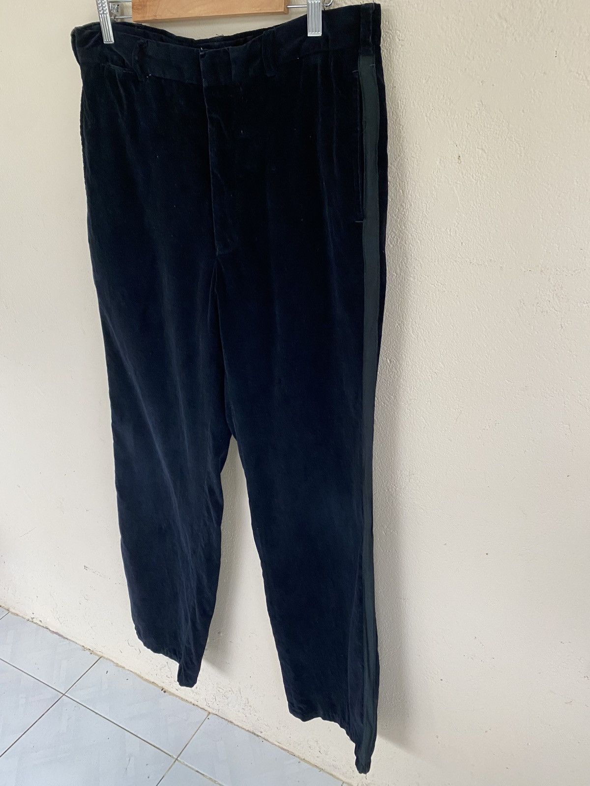 Yves Saint Laurent YSL Velvet Sidetape Pant Size US 31 - 3 Thumbnail