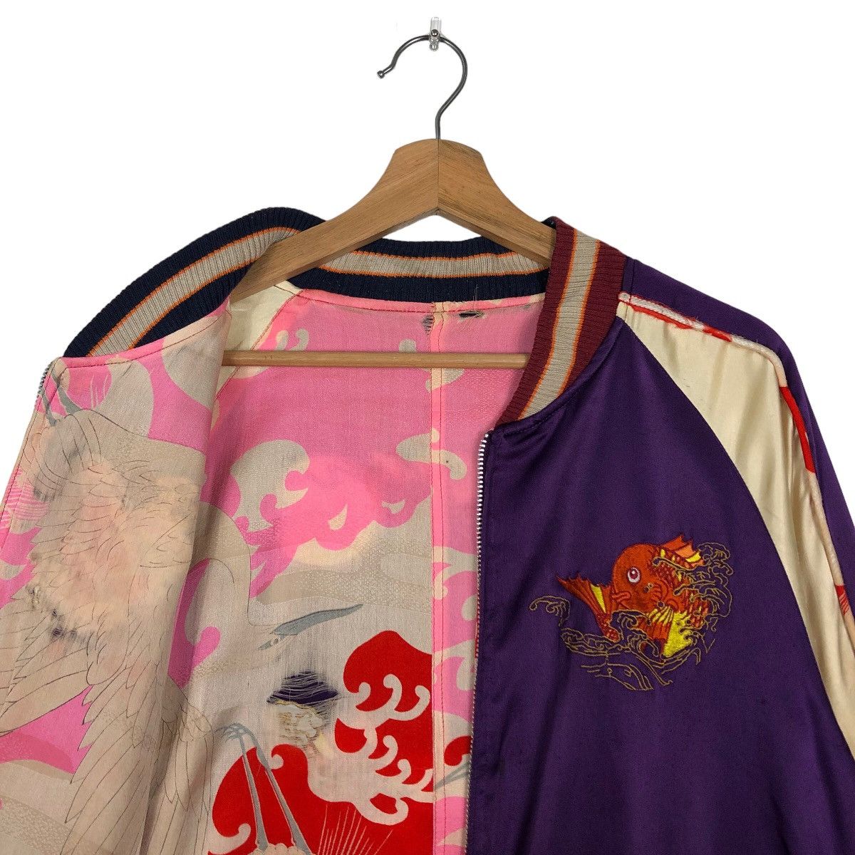 Japanese Brand 🔥90s Vintage Japaneseaioha Sukajan Souvenir Jacket Big Logo Size US M / EU 48-50 / 2 - 9 Thumbnail