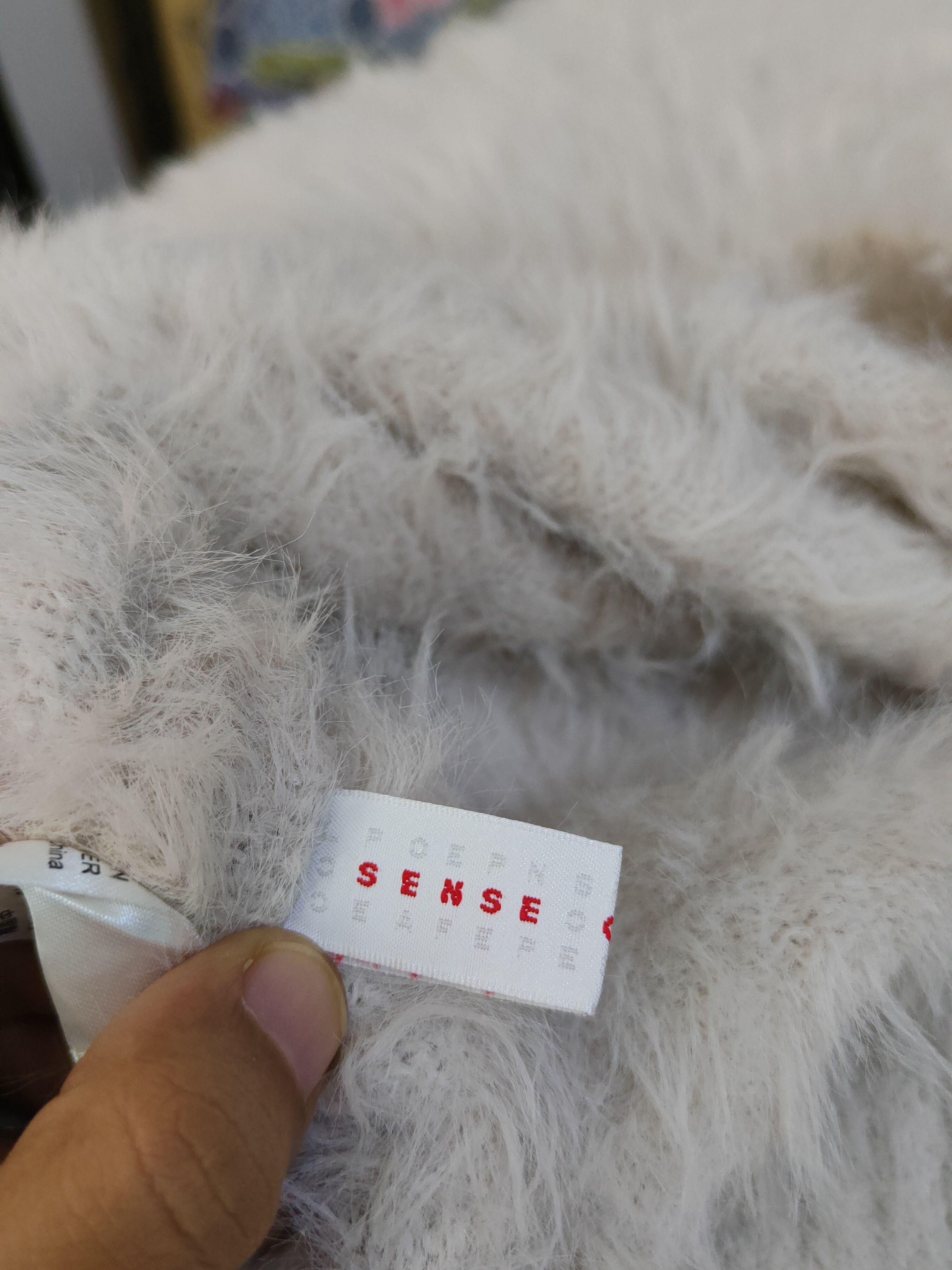 Homespun Knitwear × Japanese Brand × Vintage Sense of Place Beige Shag Shaggy Fur Mohair Knitwear #S1998 Size M / US 6-8 / IT 42-44 - 13 Thumbnail