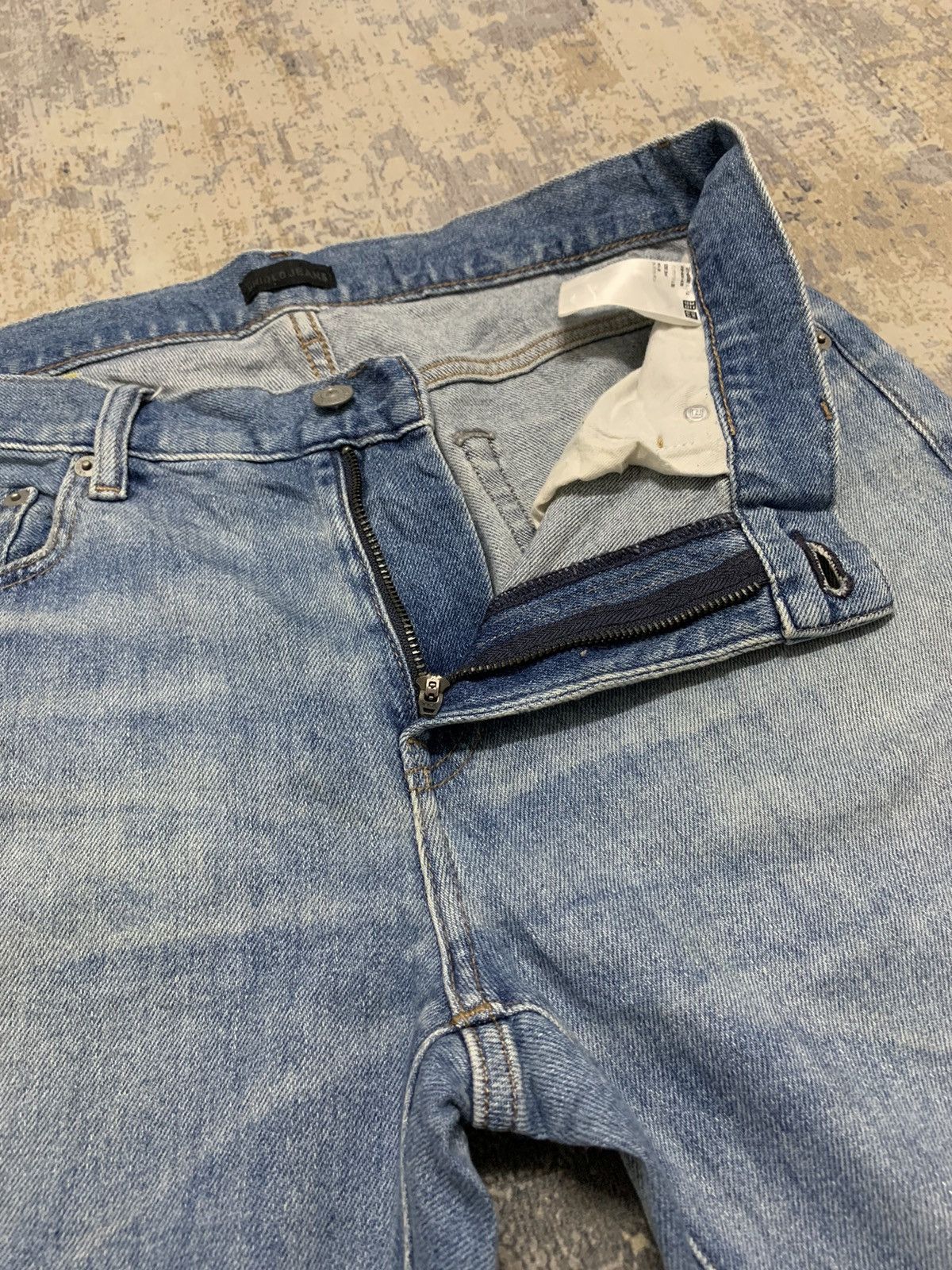 Jun Takahashi Japanese Brand Distressed Uniqlo Undercover Style Jeans W33 Size US 33 - 8 Thumbnail