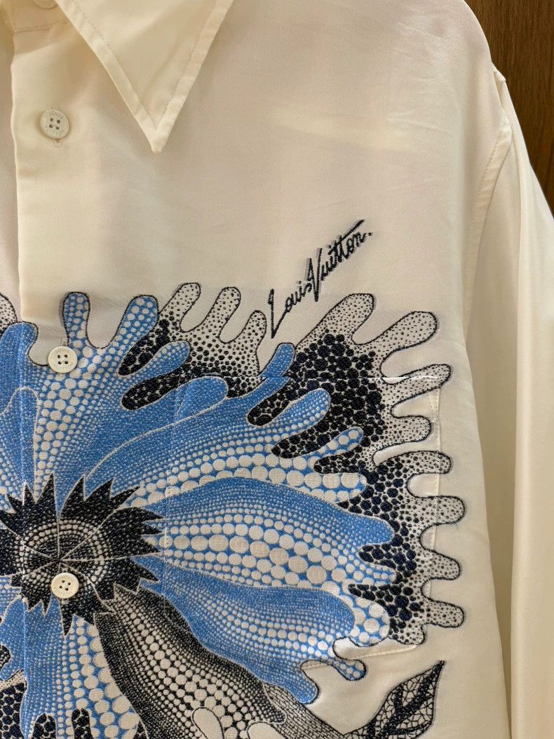 Louis Vuitton Louis Vuitton Kusama Co-Branded White Shirt Size US XS / EU 42 / 0 - 3 Thumbnail
