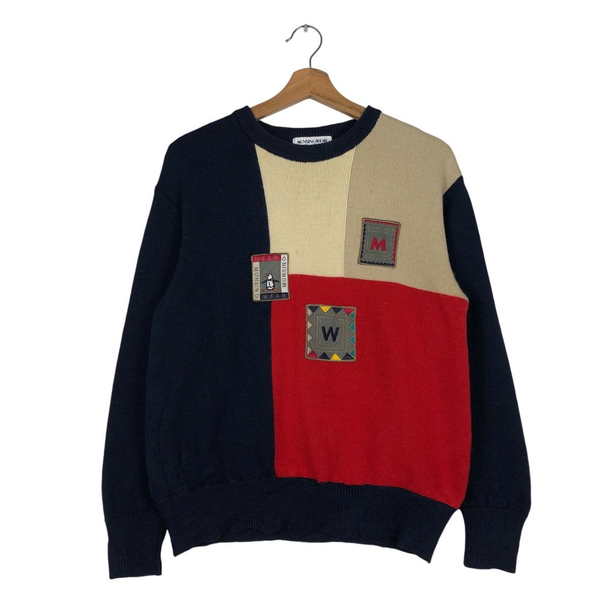 Japanese Brand × Vintage 📌Vintage Munsingwear Grand Slam Sweatshirt Big Logo Size US M / EU 48-50 / 2 - 2 Thumbnail