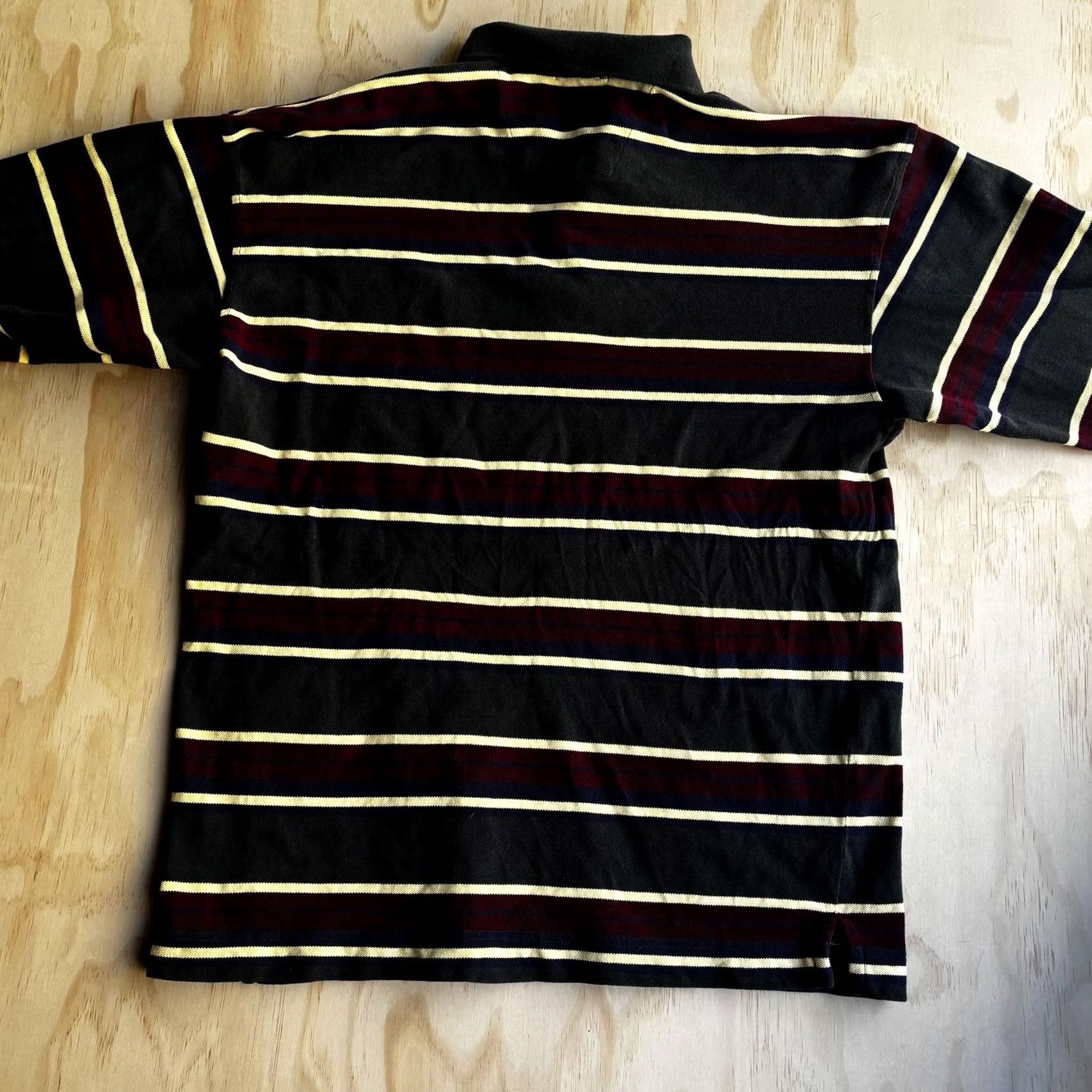 Nautica VINTAGE Nautica Polo Shirt Mens XL Gray Stripe Long Sleeve Casual Size US XL / EU 56 / 4 - 4 Thumbnail