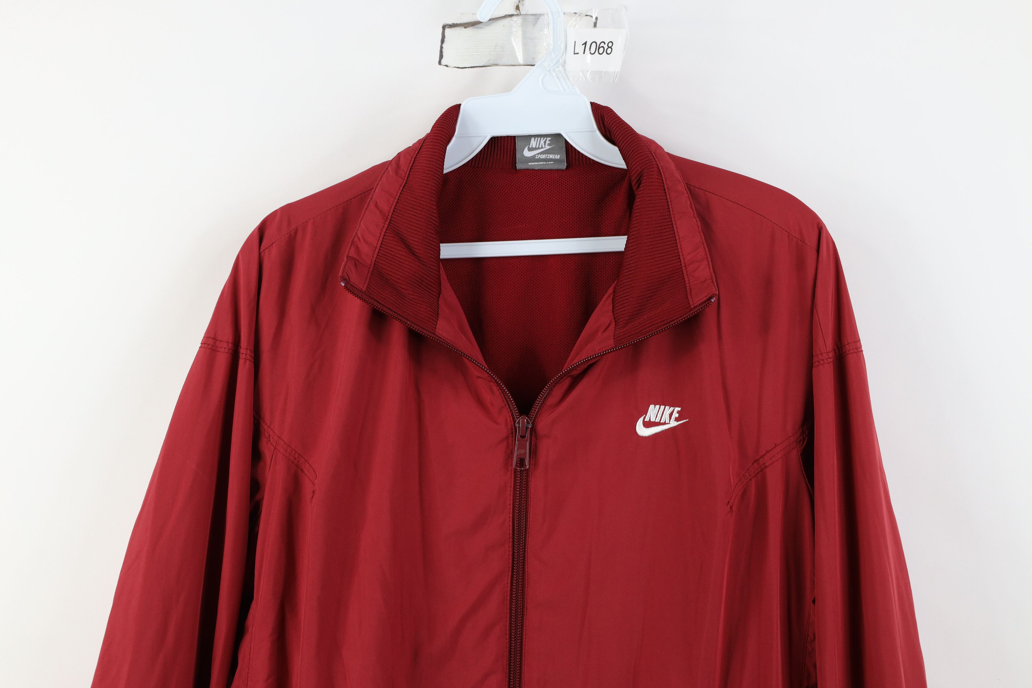 Nike Vintage Y2K Nike Swoosh Full Zip Windbreaker Jacket Size XL / US 12-14 / IT 48-50 - 2 Thumbnail