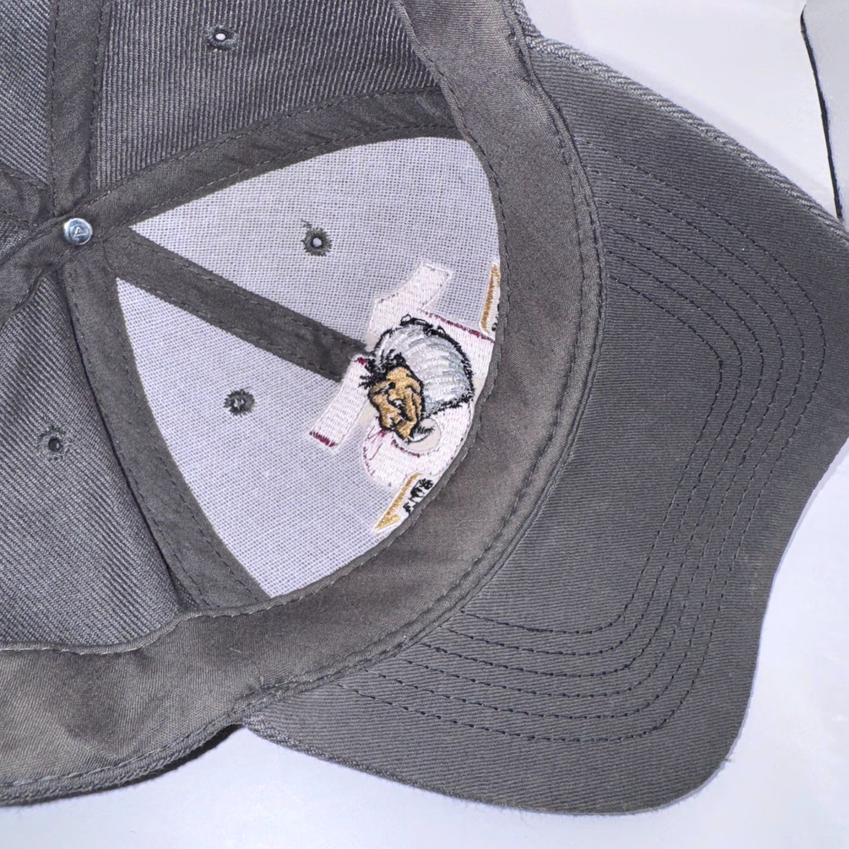 Vintage MELON WEAR Bakersfield Condors Town Hockey Team Hat 15 Year Anniversary Cap, Gray, One Size, Adjustable Baseball Cap, Logo, Men, Vintage No Size ONE SIZE - 5 Thumbnail