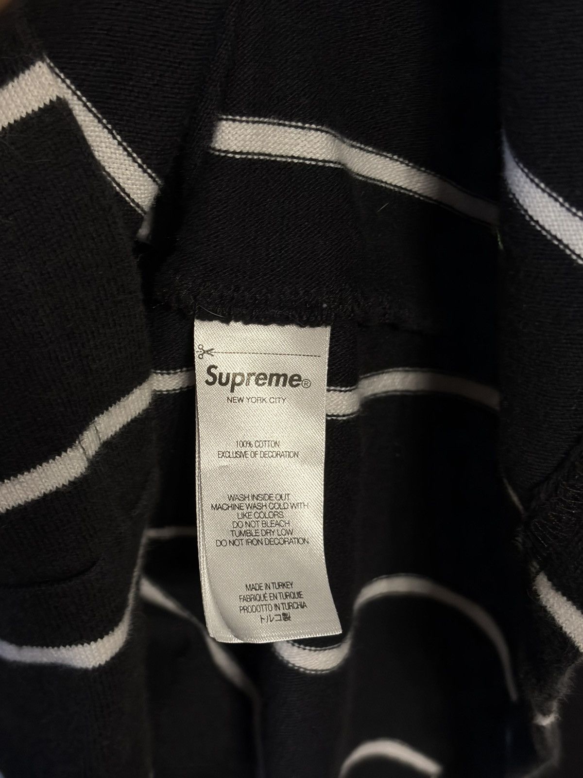 Supreme Supreme stripe raglan l/s top Size US S / EU 44-46 / 1 - 5 Thumbnail