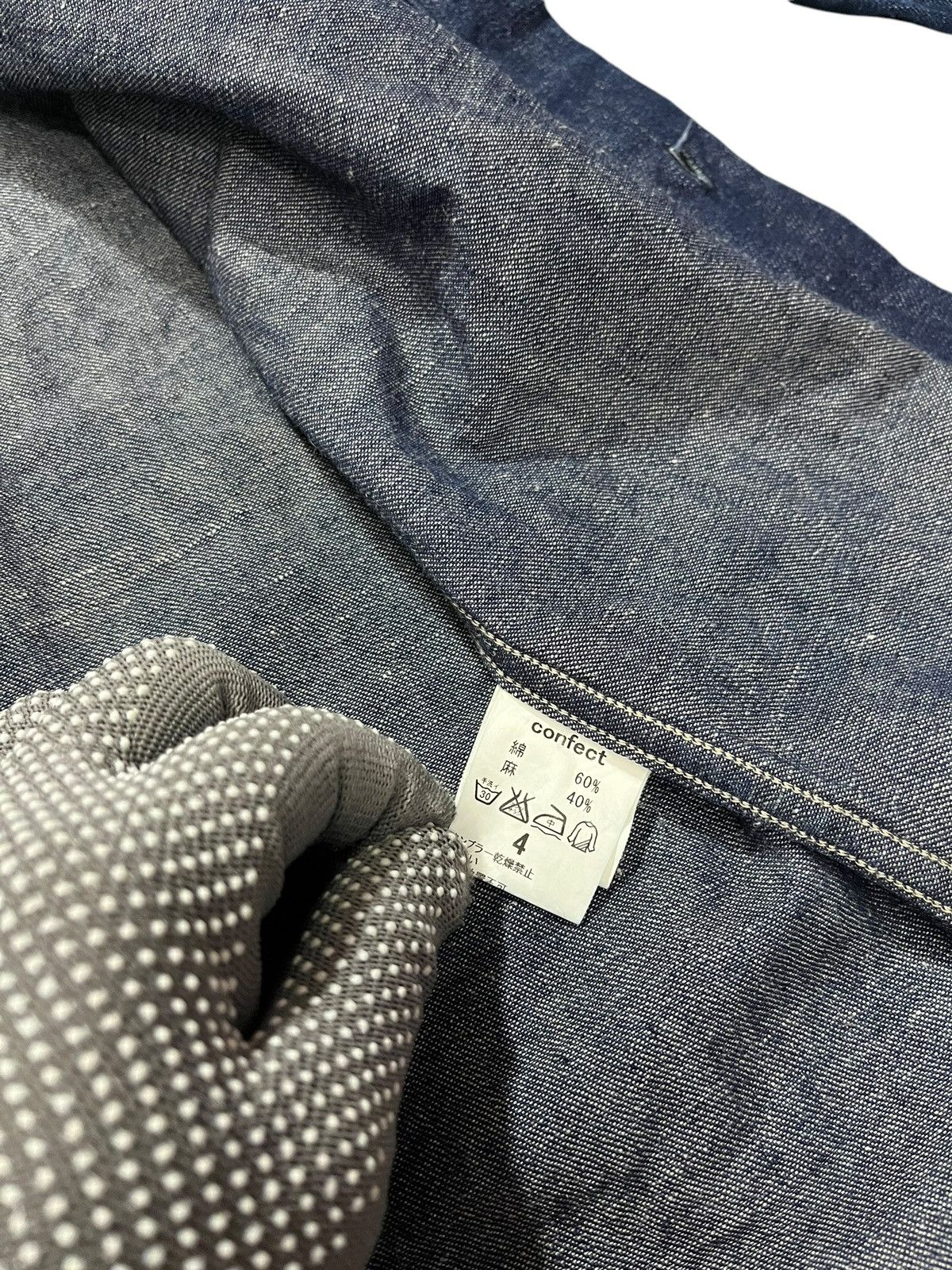CONFECT × Designer × Japanese Brand BEAMS JAPANESE BRAND DENIM LONG SLEEVES SHIRT Size US M / EU 48-50 / 2 - 6 Thumbnail