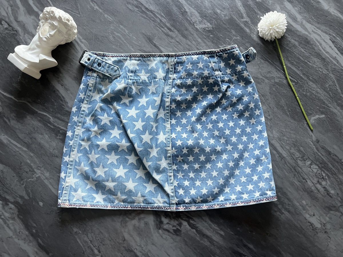 Hysteric Glamour Hysteric Glamour : Adjustable Denim Skirt Stars Rare Pattern Size 28" / US 6 / IT 42 - 4 Thumbnail