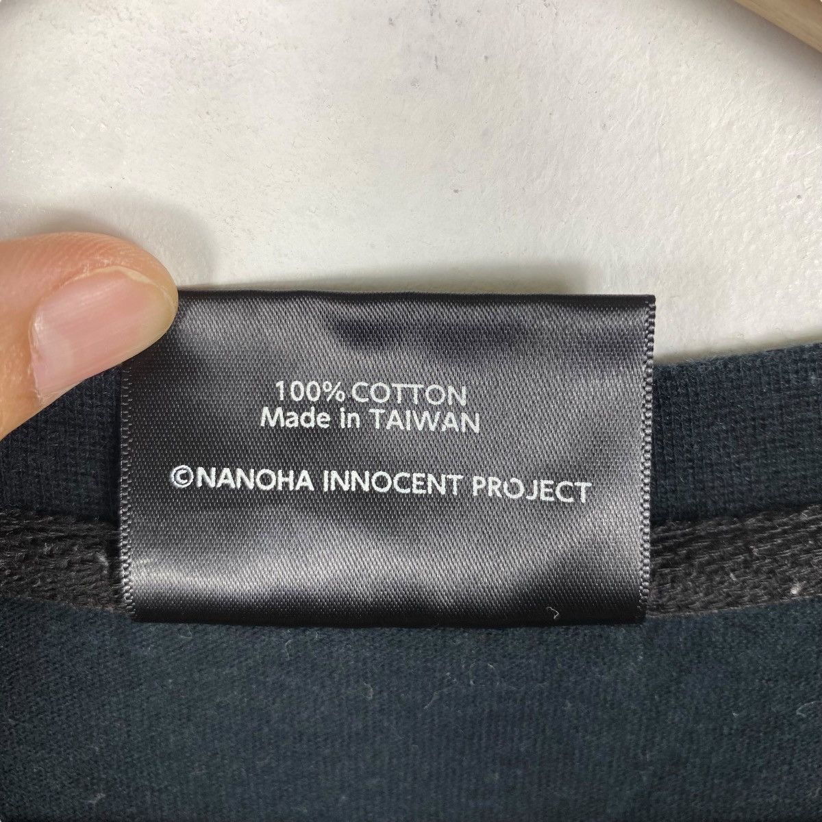 Anime NANOHA INNOCENT PROJECT Jet Black Hunter Black Ghost Tee Size US M / EU 48-50 / 2 - 7 Thumbnail