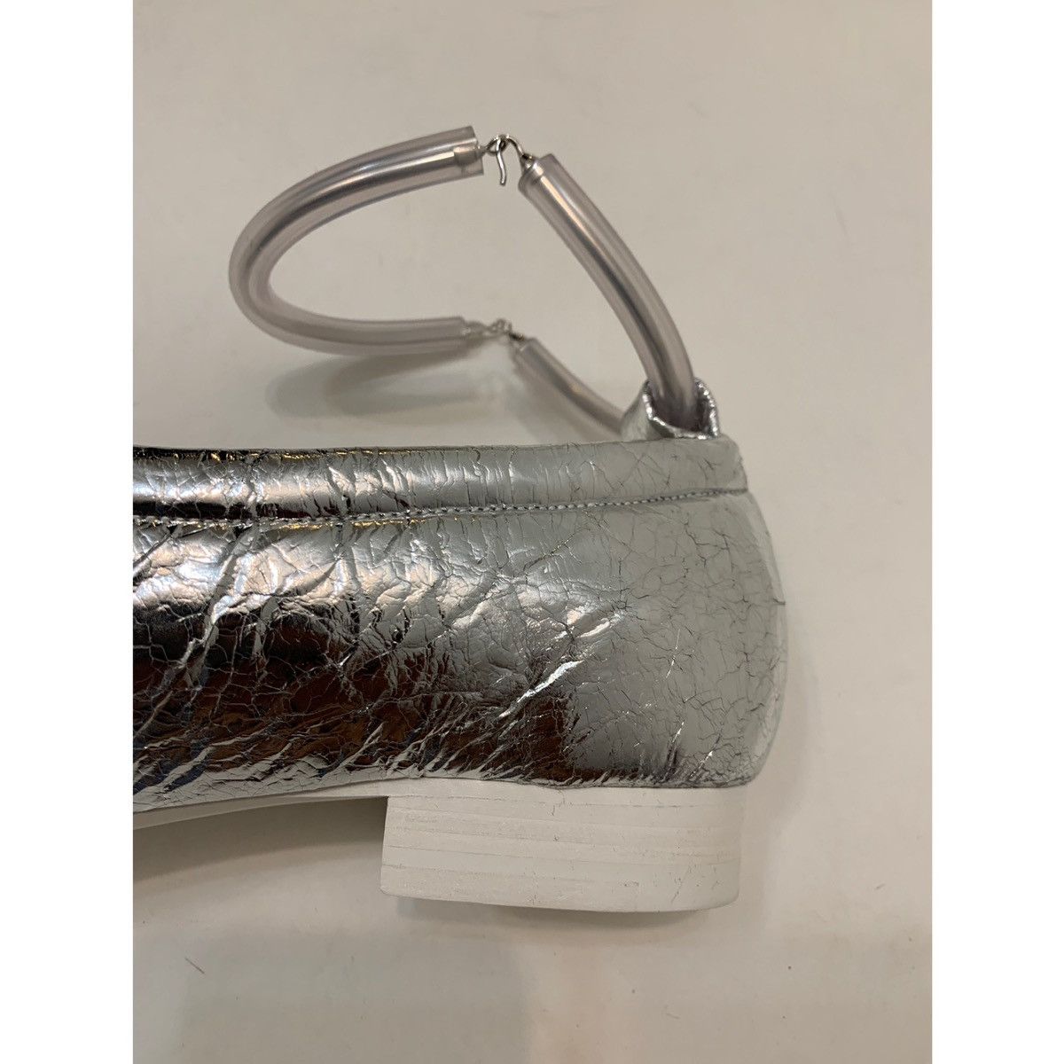 Jil Sander JIL SANDER METALLIC LEATHER BALLET FLATS SHOES Size US 8 / IT 38 - 16 Thumbnail