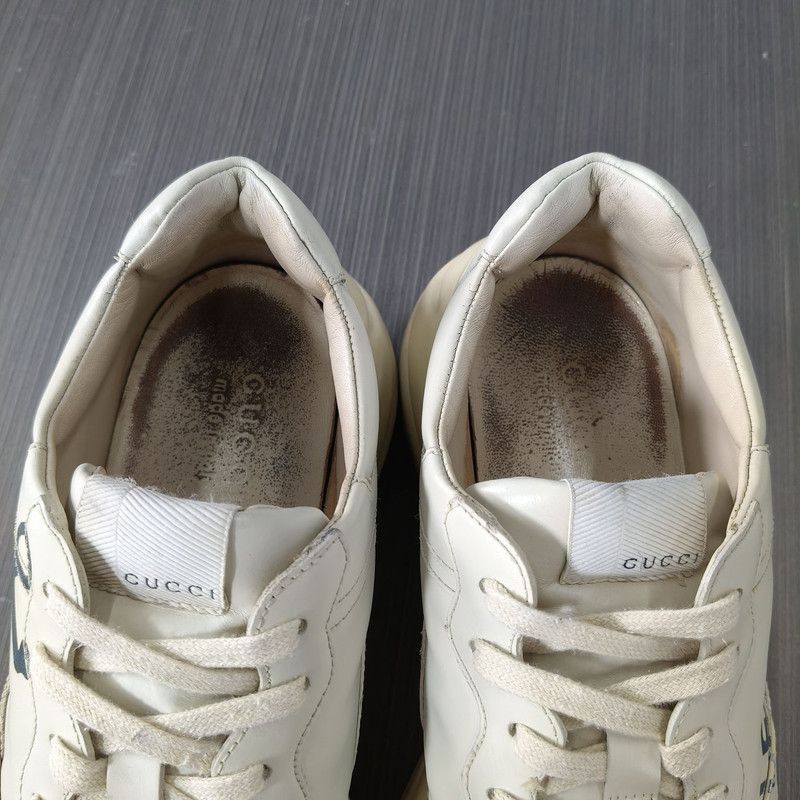 Gucci Gucci Rhyton White Dad Sneakers for Men - Size US 8.5 / EU 41-42 - 9 Thumbnail