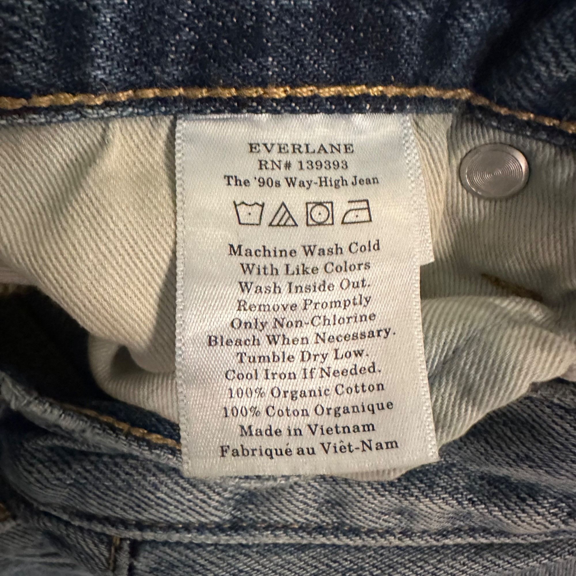 Everlane Everlane The 90's Way-High Straight Leg Jeans Sz 27" Size 27" / US 4 / IT 40 - 7 Thumbnail