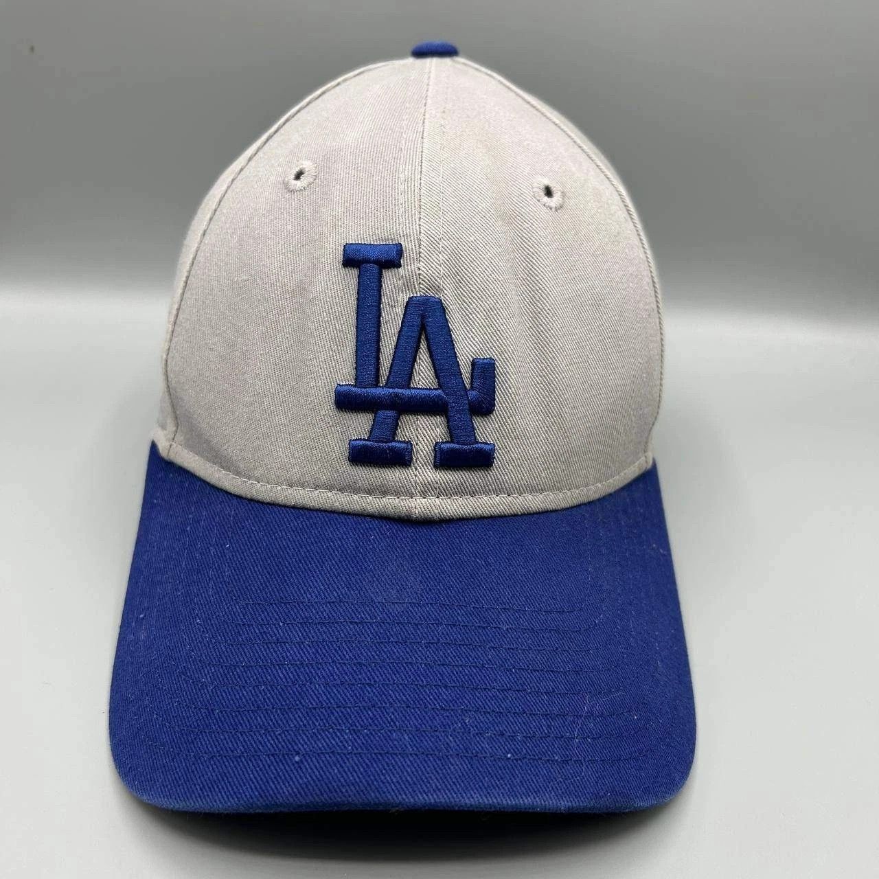New Era Los Angeles LA Dodgers Hat Men Gray Blue Snap Back Cotton Size ONE SIZE - 1 Thumbnail
