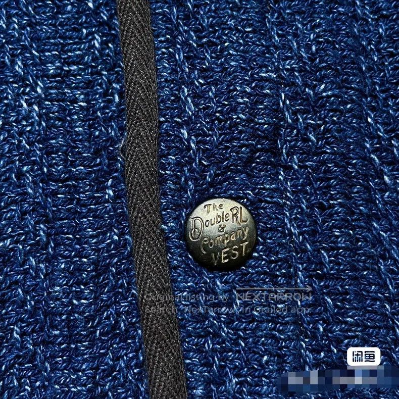 RRL Ralph Lauren RRL Ralph Lauren Blue dyed knitted fisherman's vest Size US M / EU 48-50 / 2 - 8 Thumbnail