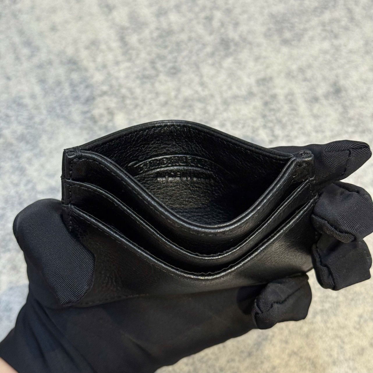 Chrome Hearts Chrome Hearts Scroll card holder black Size ONE SIZE - 7 Thumbnail