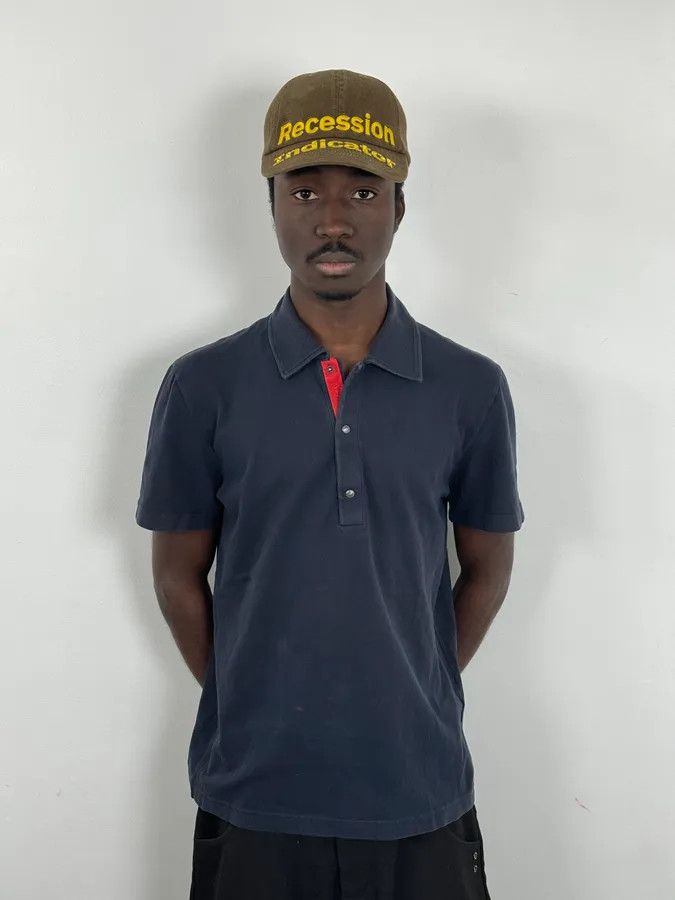 Prada 2000s Prada Navy Polo Shirt Size US S / EU 44-46 / 1 - 2 Thumbnail