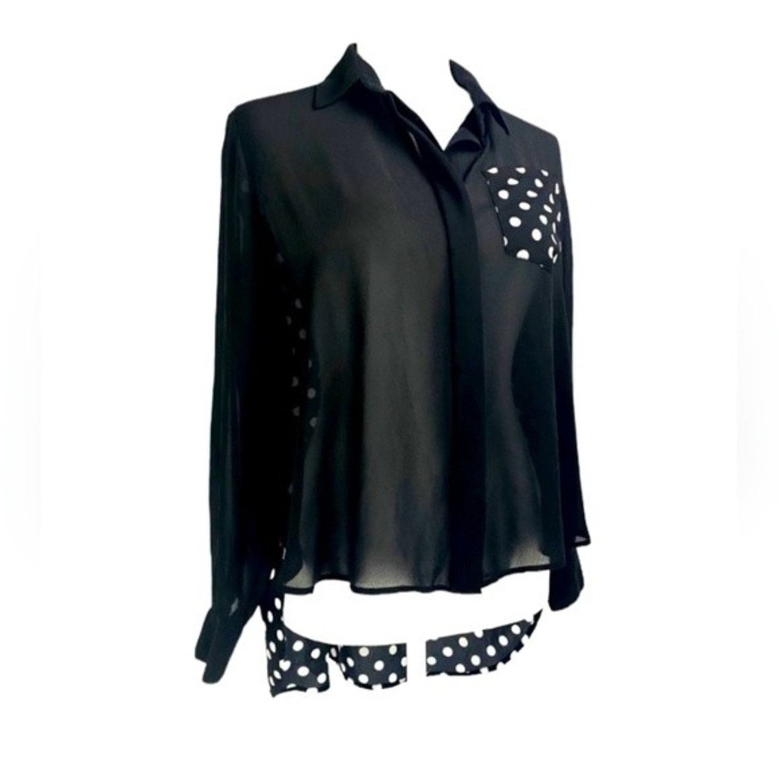MINKPINK MINKPINK Hi low sheer button down top medium Size M / US 6-8 / IT 42-44 - 6 Thumbnail