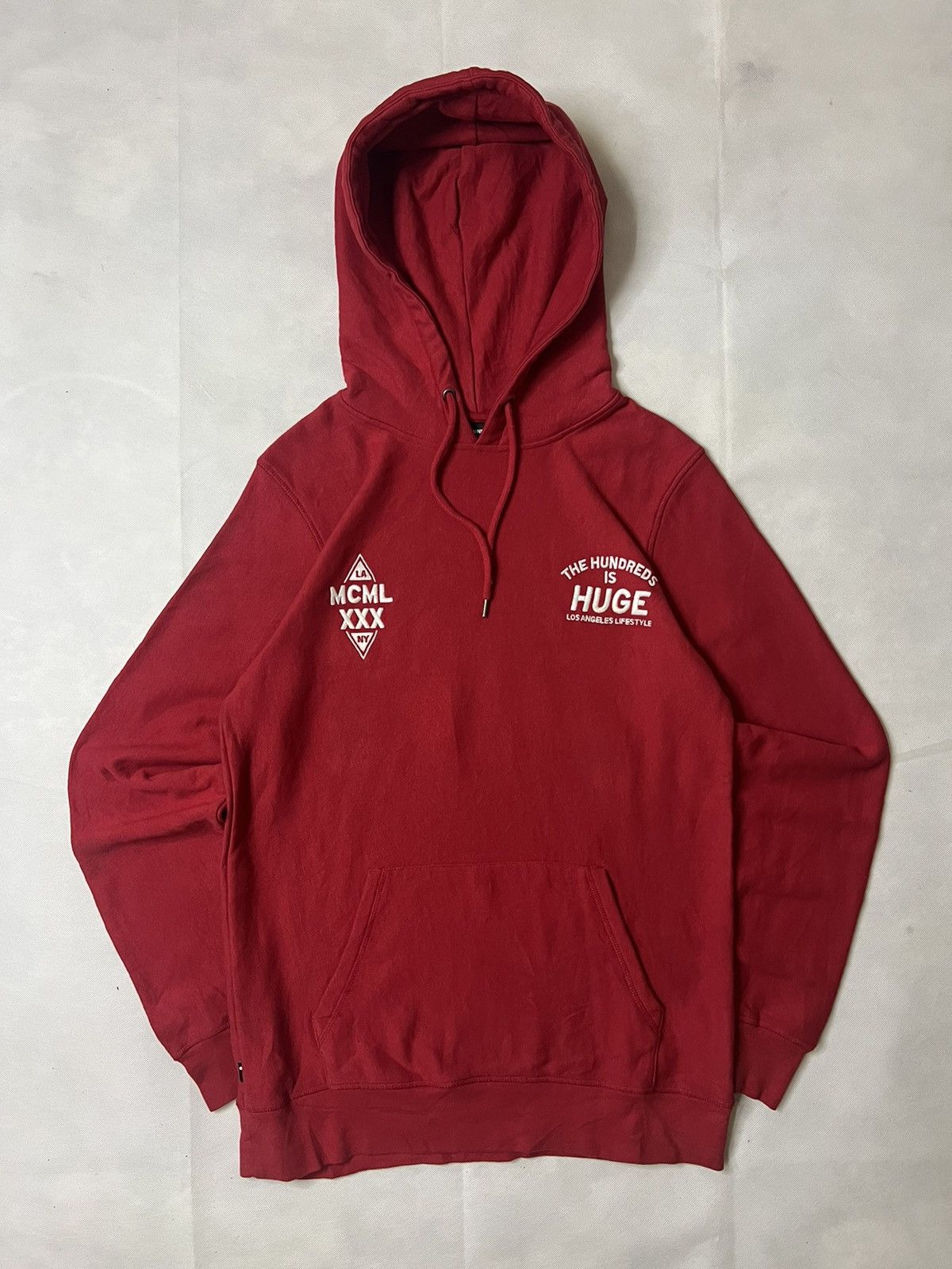 The Hundreds The Hundreds Red Pullover Hoodie Size US M / EU 48-50 / 2 - 2 Thumbnail
