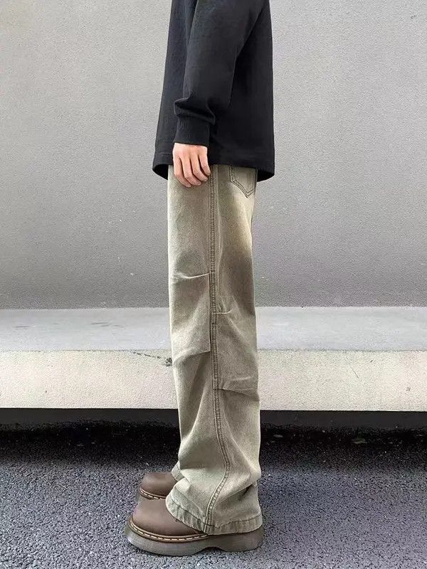 Japanese Brand VIBE Vintage high street washed pleated straight leg jeans Size US 30 / EU 46 - 4 Thumbnail