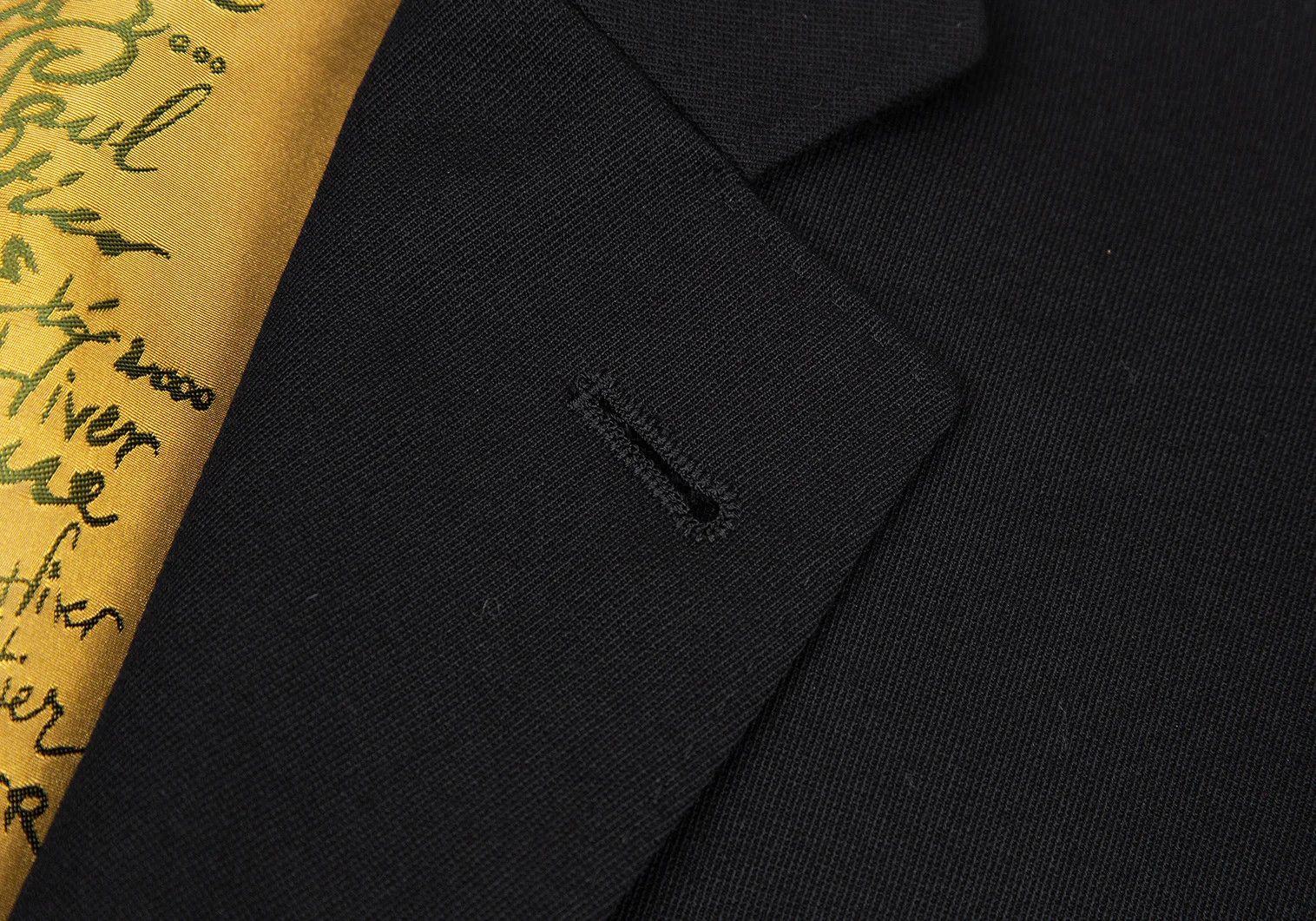 Jean Paul Gaultier Wool Gabardine Jacket in Black Size 50 Size US M / EU 48-50 / 2 - 7 Thumbnail