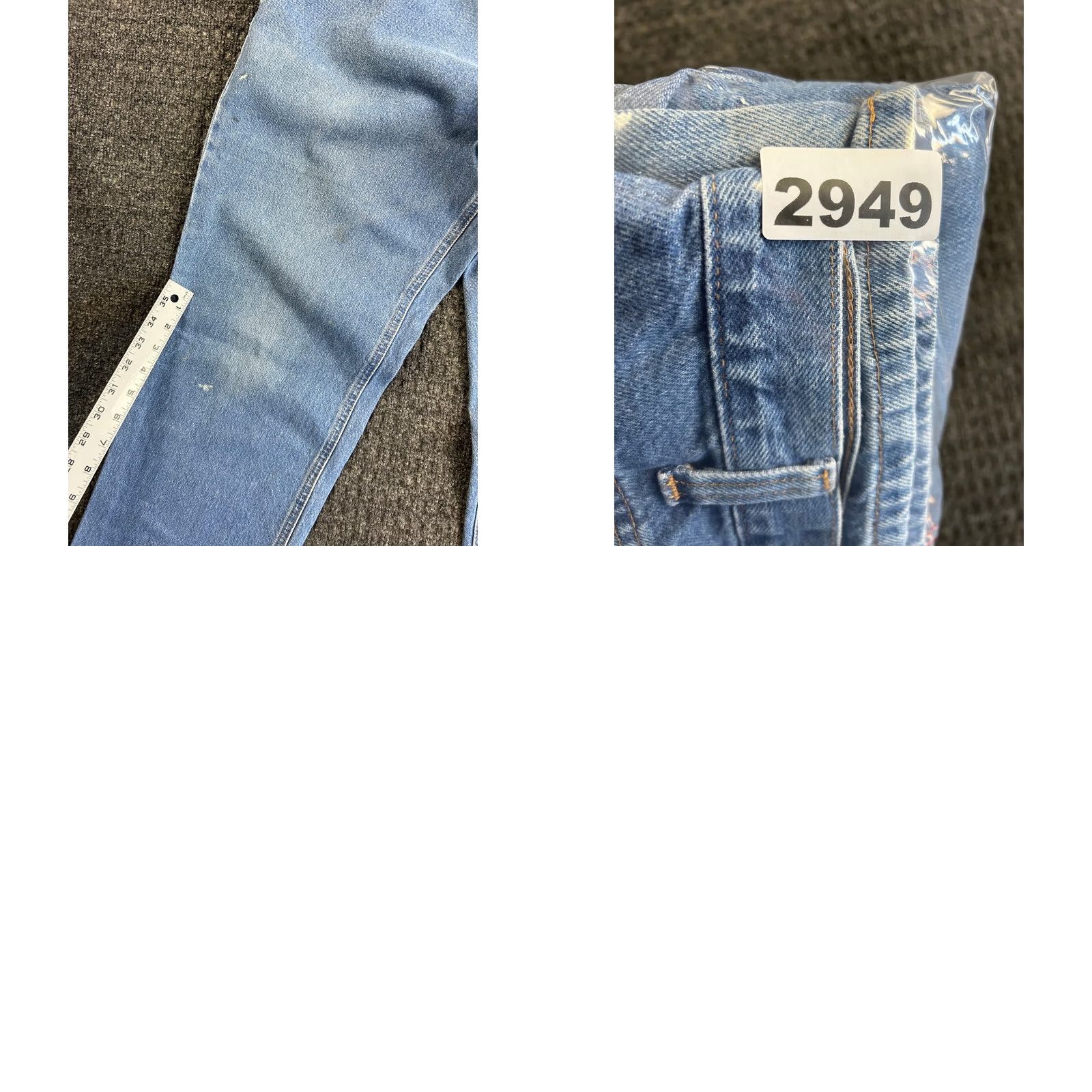 Carhartt VINTAGE Carhartt Jeans Relaxed Fit 38 x 30 Blue Workwear Distressed Grunge Men's Jeans 80s 90s USA Logo Baggy Tailored Casual Denim Carhartt Shirt? Size US 38 / EU 54 - 9 Thumbnail