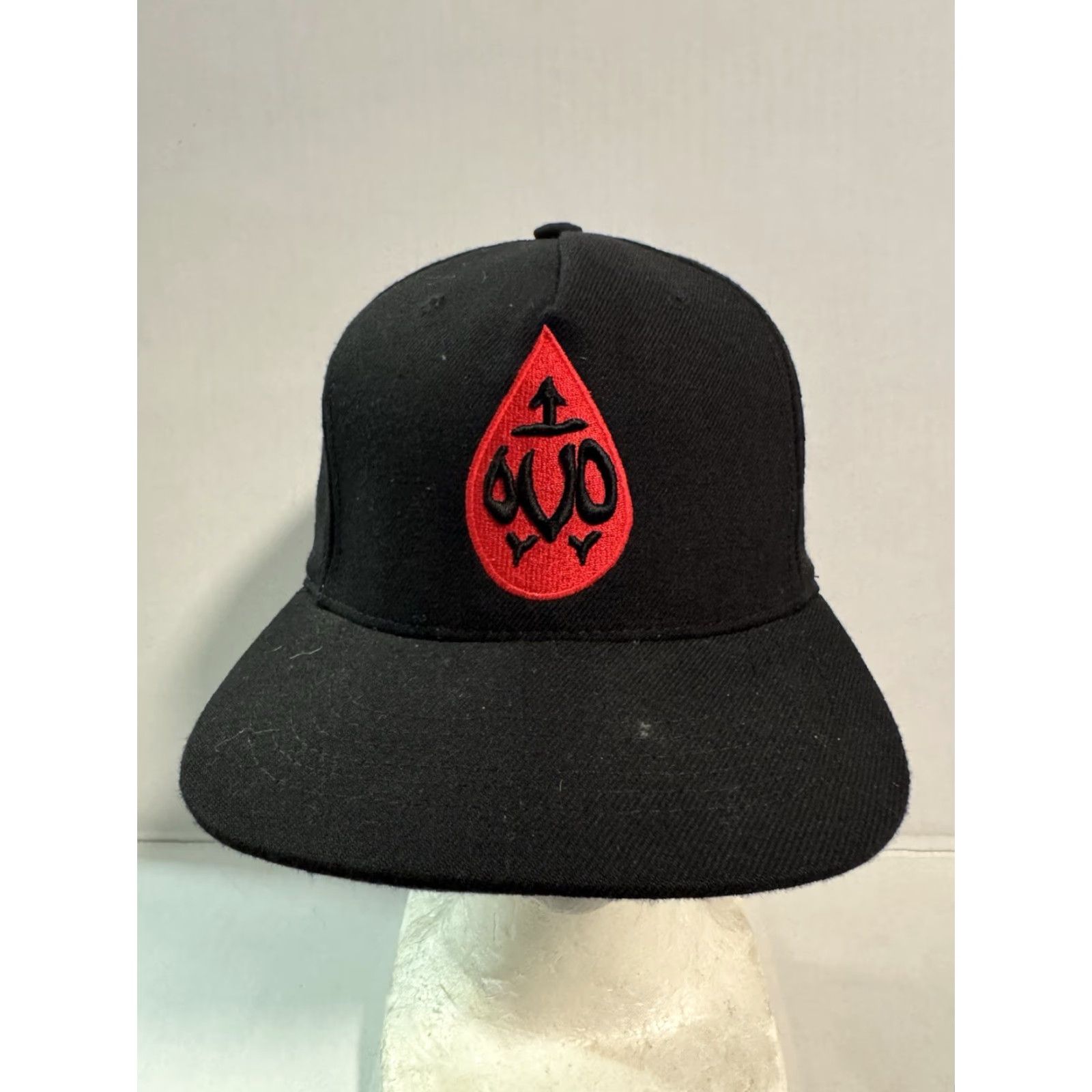 Vintage VINTAGE OVO Snapback Hat, OVO Brand, Men, One Size, Black, Knit Acrylic Wool, Hip Hop, 2012 Take Care Era, Drake HTF Size ONE SIZE - 7 Thumbnail