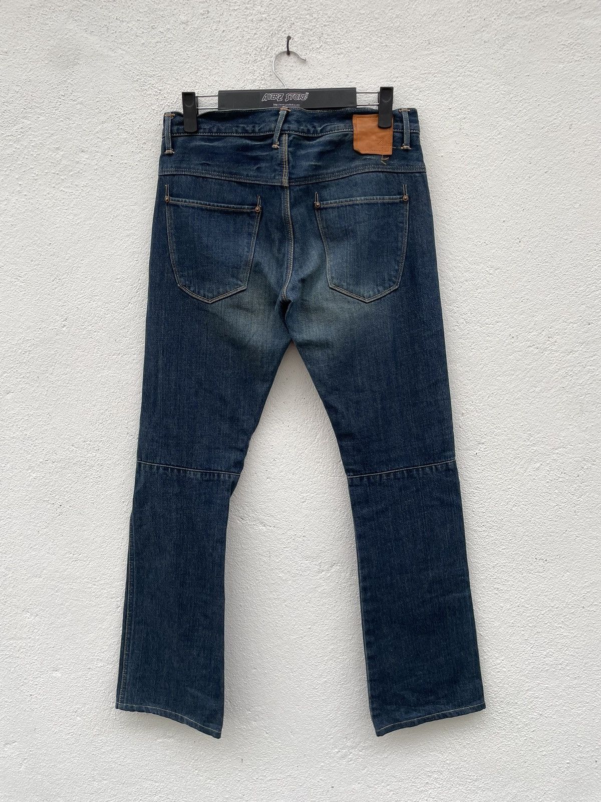 If Six Was Nine Japan Brand Medio Quadro Flare Jeans Made In Japan Size US 30 / EU 46 - 7 Thumbnail