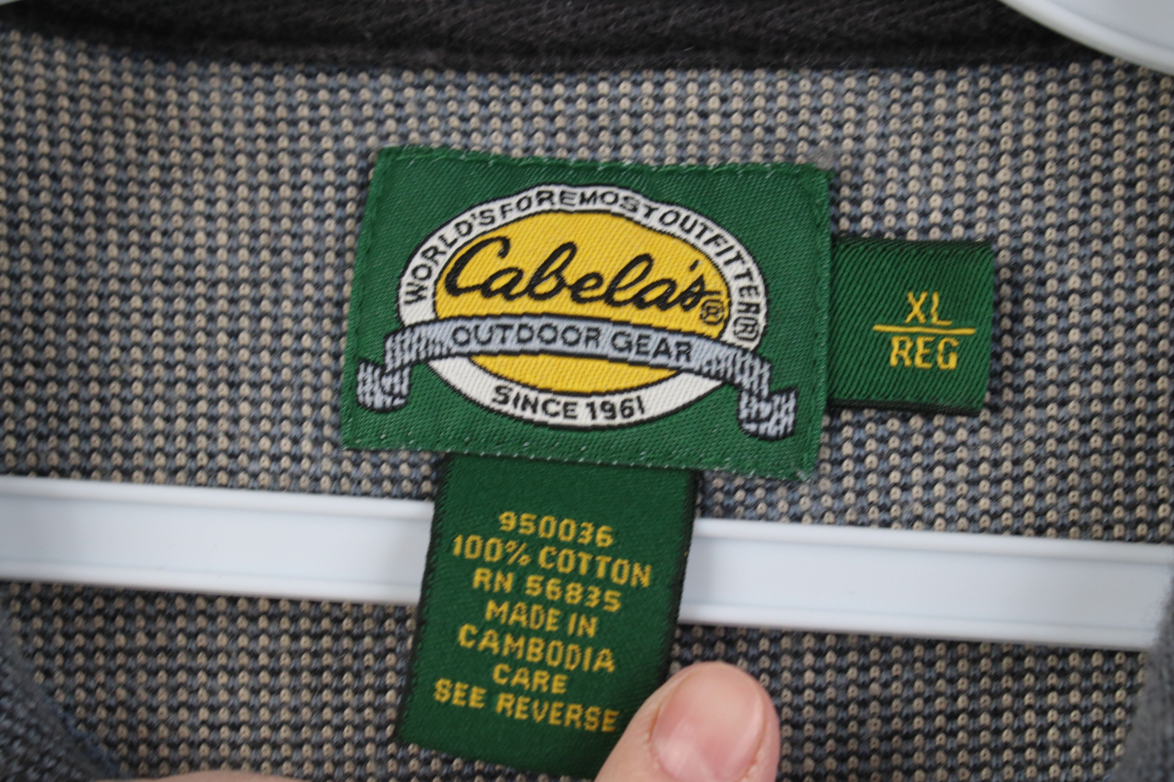 Cabelas Vintage 90s Y2K Cabelas Knit Collared Golf Polo Shirt Size US XL / EU 56 / 4 - 8 Thumbnail