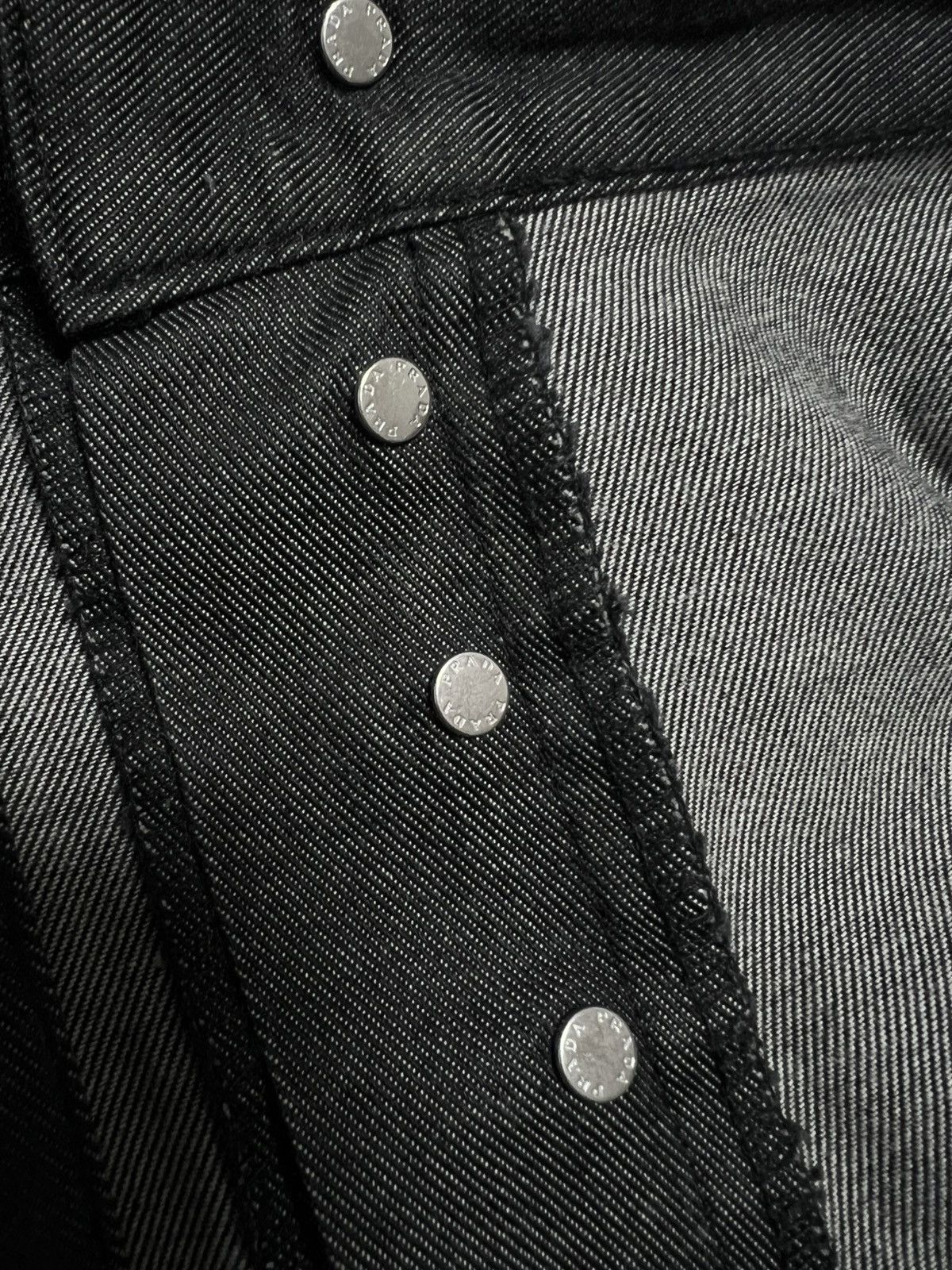 Prada Black prada jeans denim pants xxl Size US 35 - 8 Thumbnail