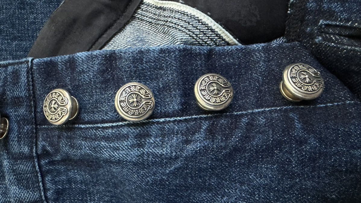 Chrome Hearts RARE!!Chrome Hearts Turbo Diesel Cross Patch Carpenter Jeans Size US 32 / EU 48 - 12 Thumbnail