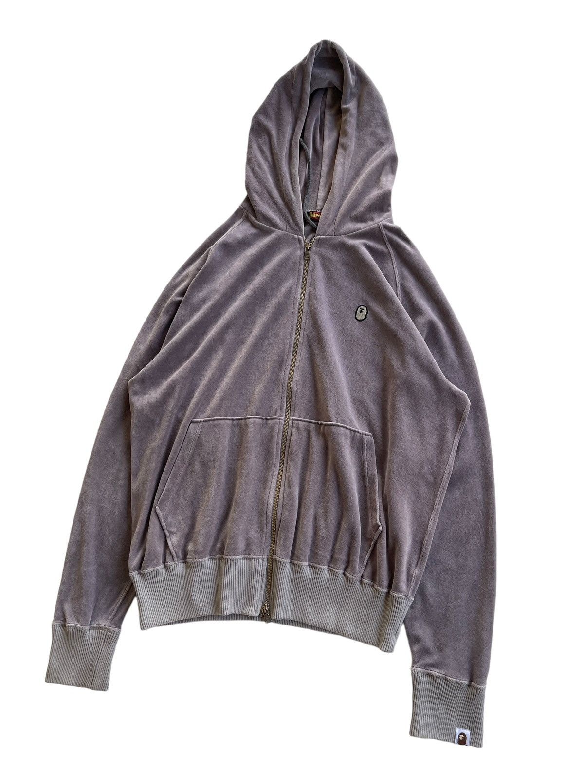 Bape A Bathing Ape Velvet Sweater Hoodies Size US M / EU 48-50 / 2 - 4 Thumbnail