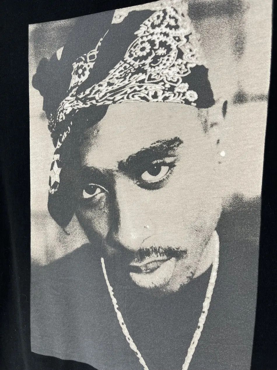 Rap Tees × Vintage Vintage Y2K 2PaC FACE RAp Tee Art Band Rock Streetwear Size US S / EU 44-46 / 1 - 6 Thumbnail