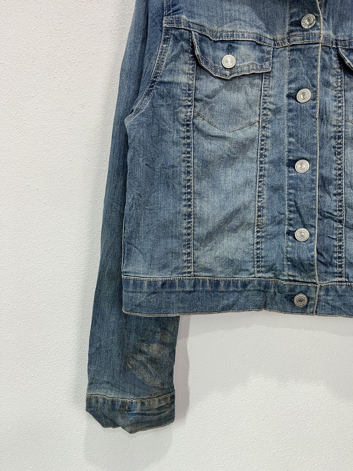 Uniqlo Uniqlo UJ Denim Trucker Jacket Size S / US 4 / IT 40 - 4 Thumbnail