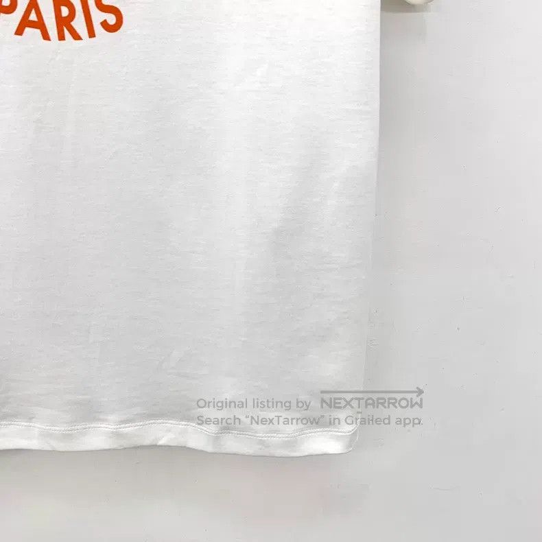 Louis Vuitton Louis Vuitton White logo printed cotton lace short sleeve Size L / US 10 / IT 46 - 4 Thumbnail
