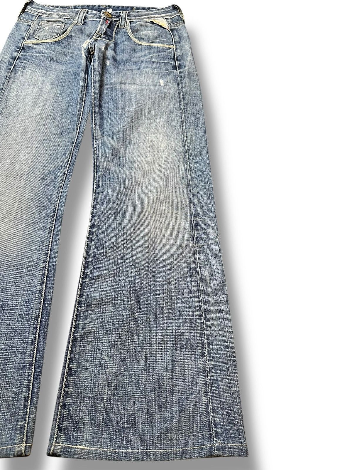 Replay Vintage Replay Flare Bootcut Blue Wash Denim Size US 28 / EU 44 - 5 Thumbnail