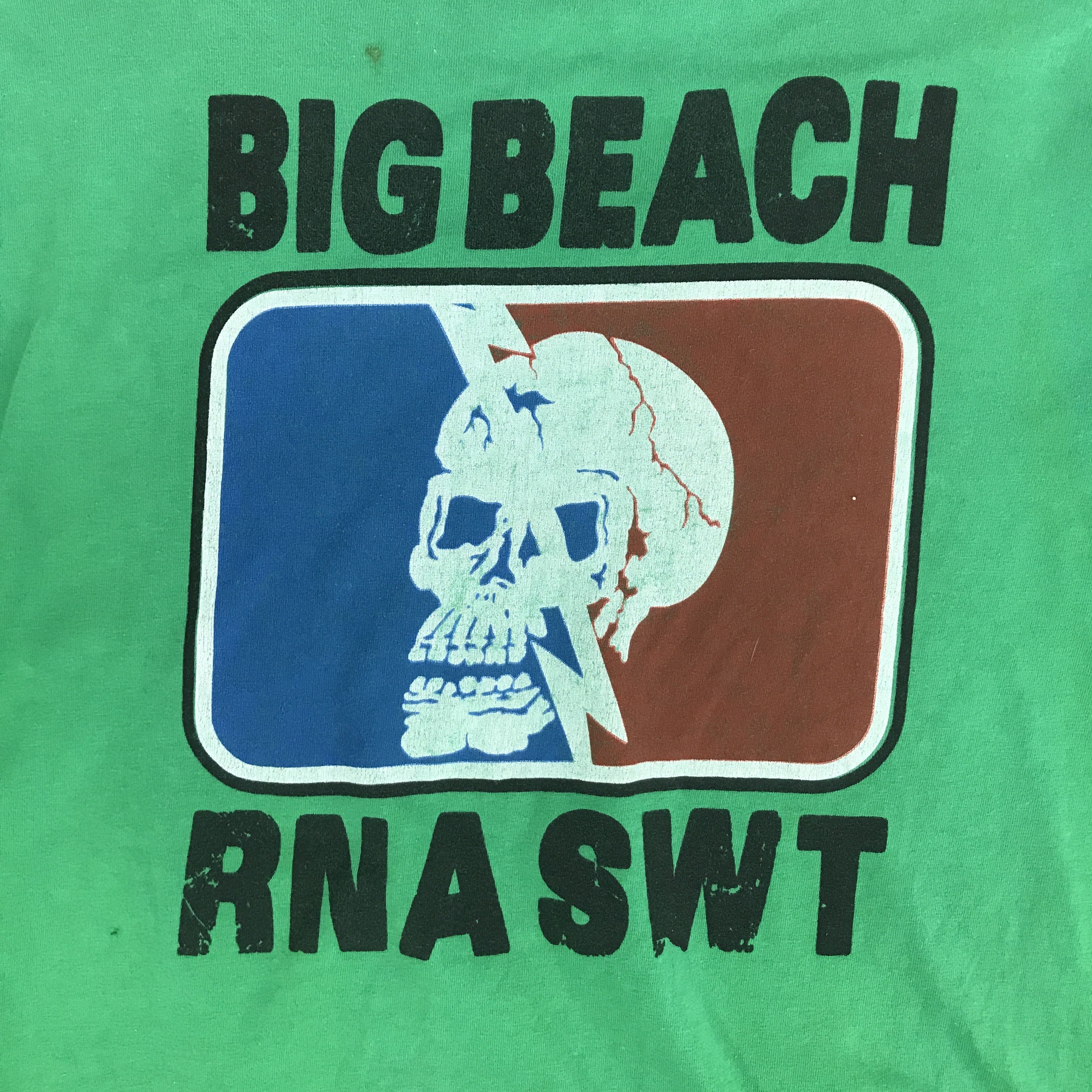 Japanese Brand RNA X SKULL BIG BEACH T-SHIRT K117B8 Size US M / EU 48-50 / 2 - 5 Thumbnail