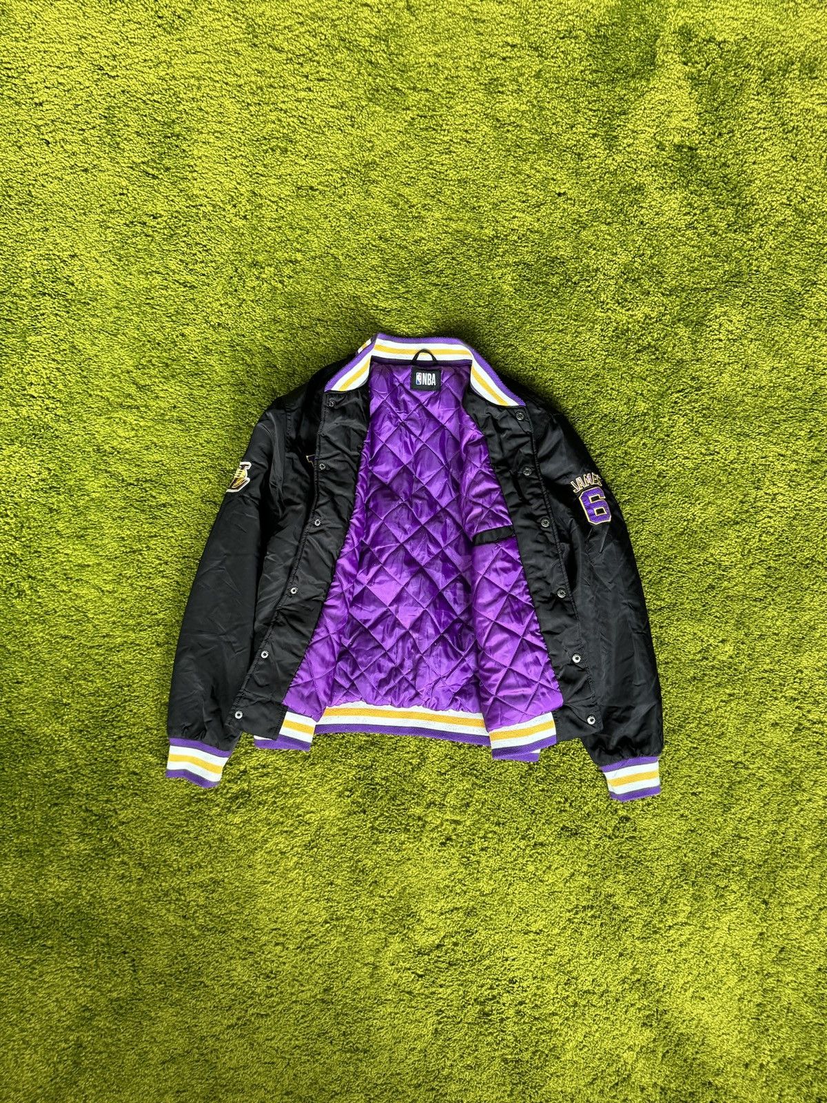 NBA NBA Lakers official varsity bomber jacket Size US M / EU 48-50 / 2 - 2 Thumbnail