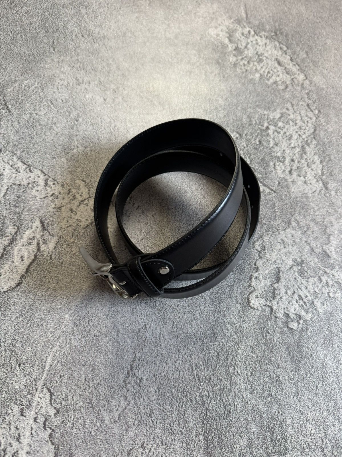Boggi Boggi black genuine leather belt casual old money Size ONE SIZE - 6 Thumbnail