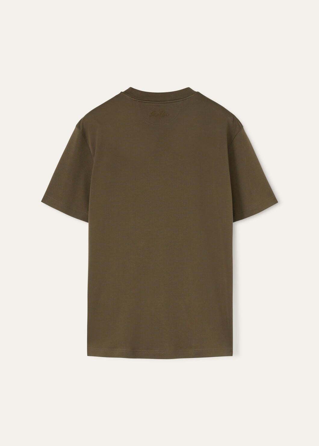 Loro Piana o1w1db10725 FAM8924 Ray T-Shirt in Military Green Size US M / EU 48-50 / 2 - 6 Thumbnail