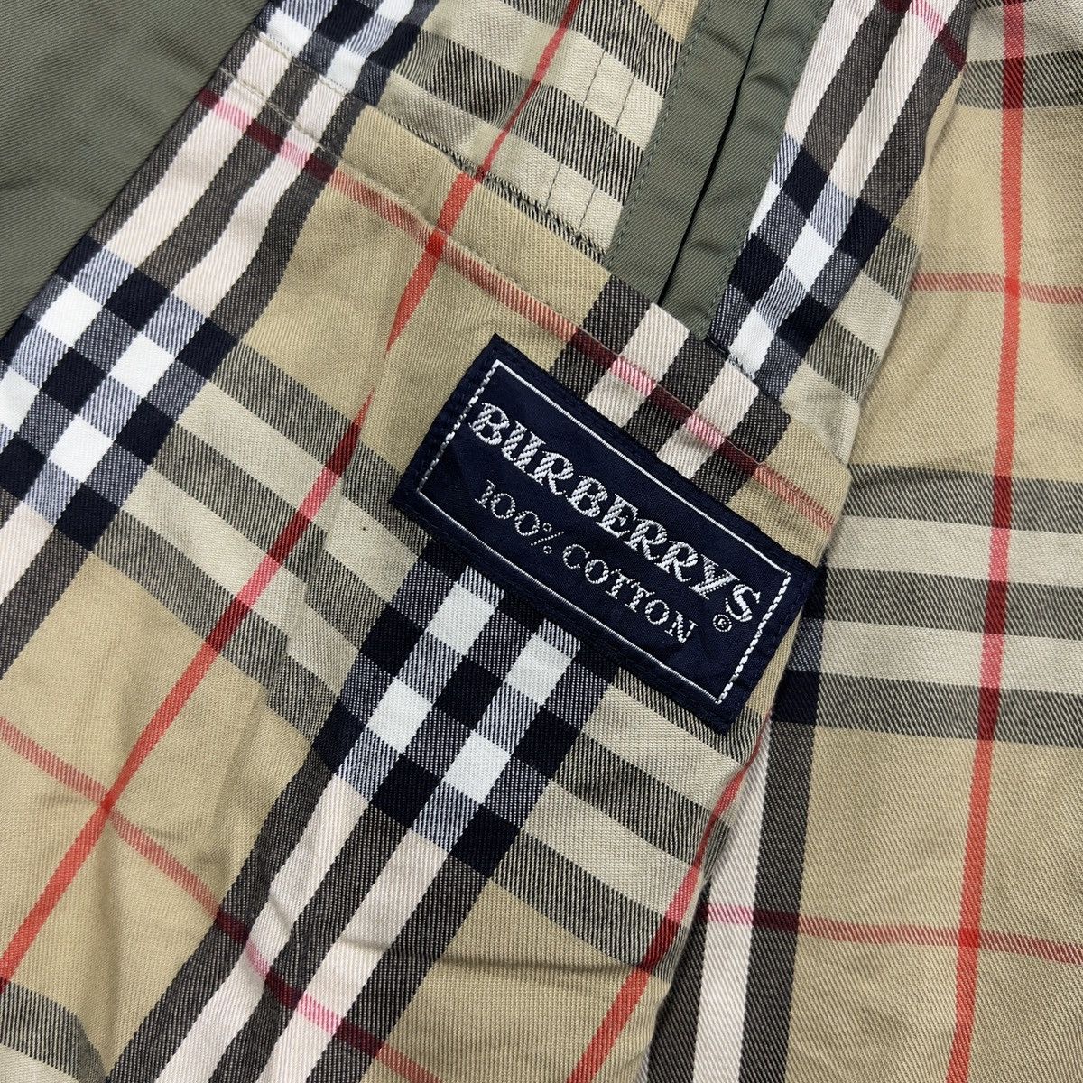Burberry Vintage Burberrys Nova Check Trench Coat Metallic Green Size US M / EU 48-50 / 2 - 7 Thumbnail