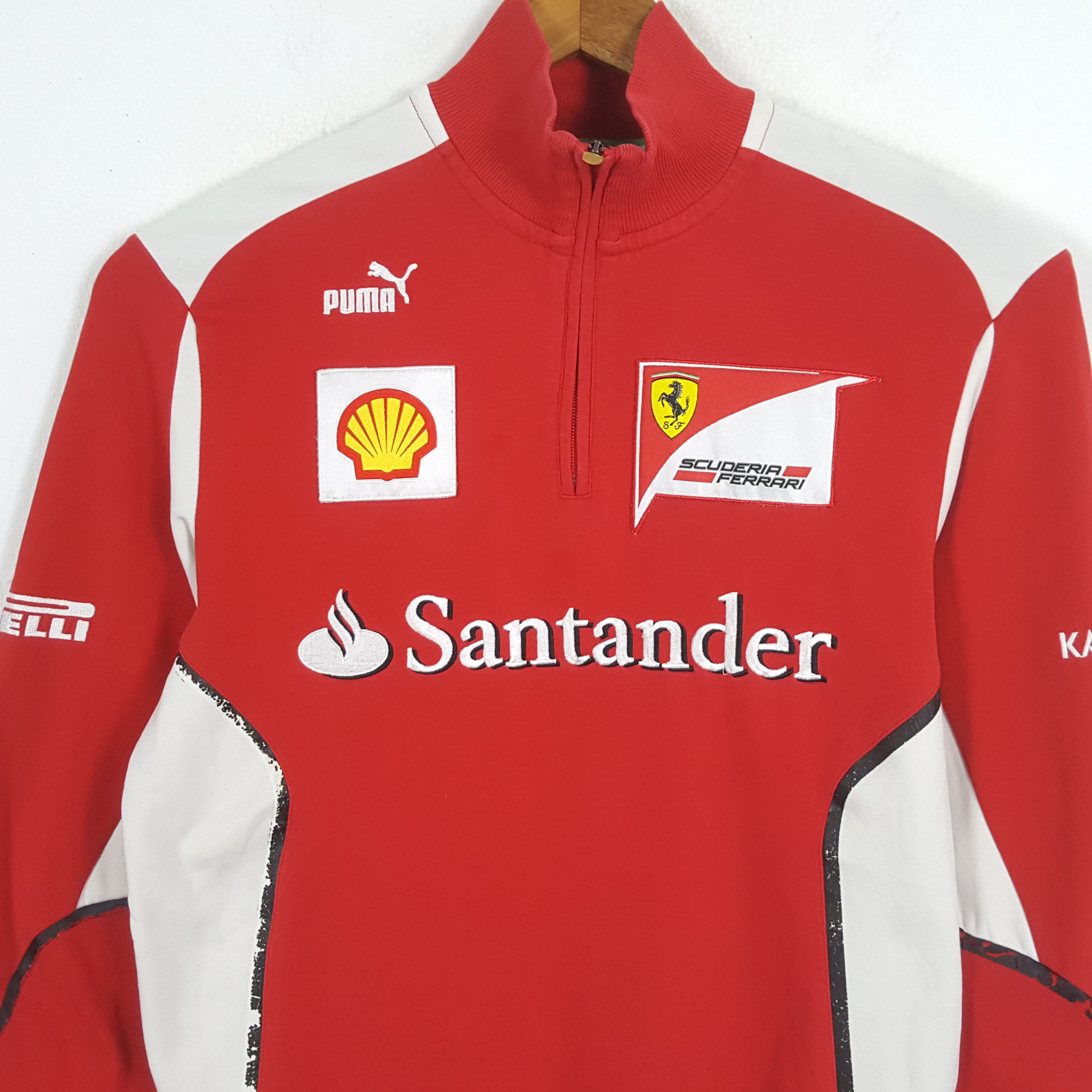 Ferrari × Puma × Vintage Vintage PUMA FERRARI SHELL Formula One Racing Sweatshirt Size US M / EU 48-50 / 2 - 2 Thumbnail
