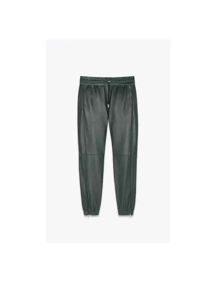 o1bcso1str1124 Sweatpants In Lambskin in Dark Green