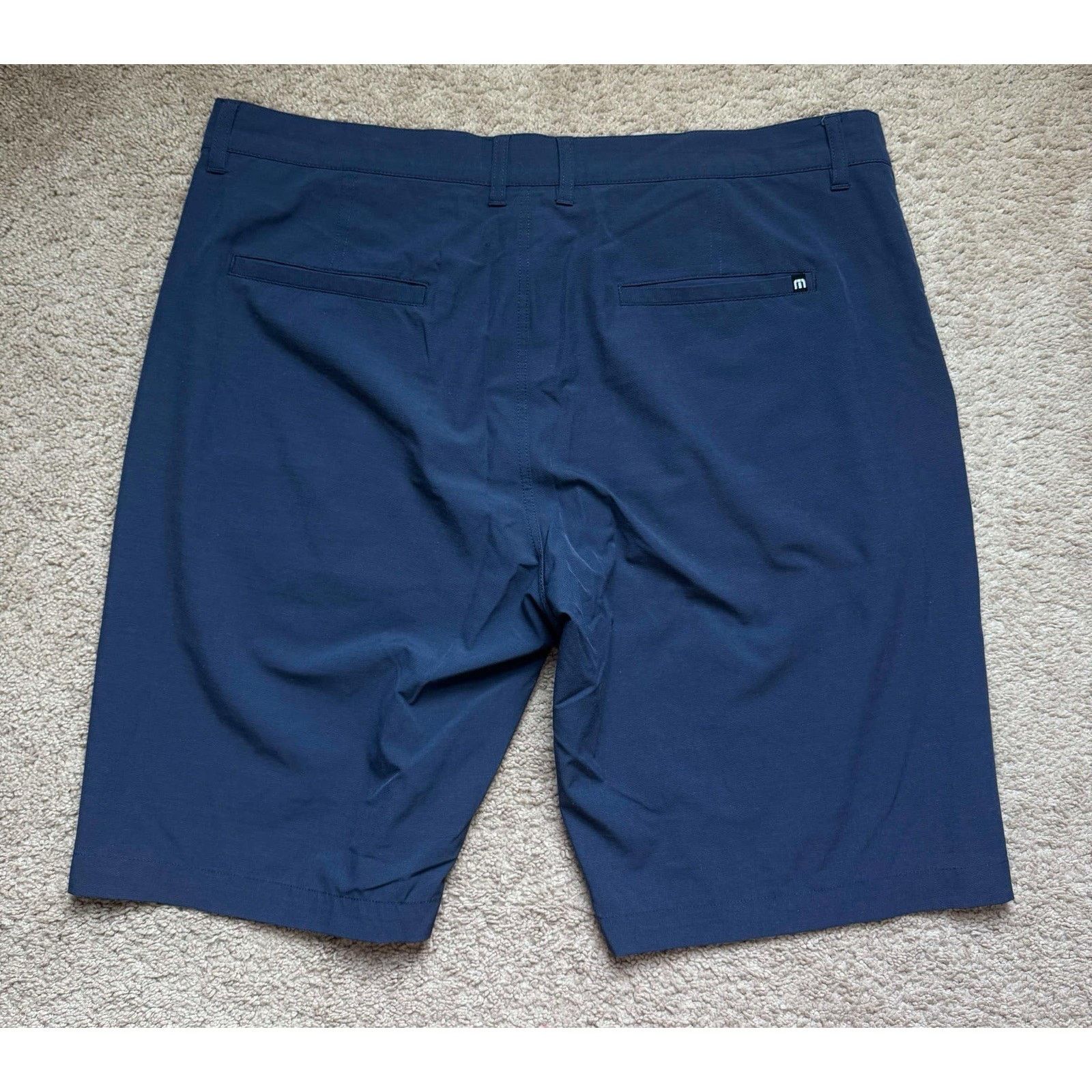 TravisMathew Travis Mathew Golf Shorts Woven Navy Stretch Men’s Sz 38 Size US 38 / EU 54 - 6 Thumbnail