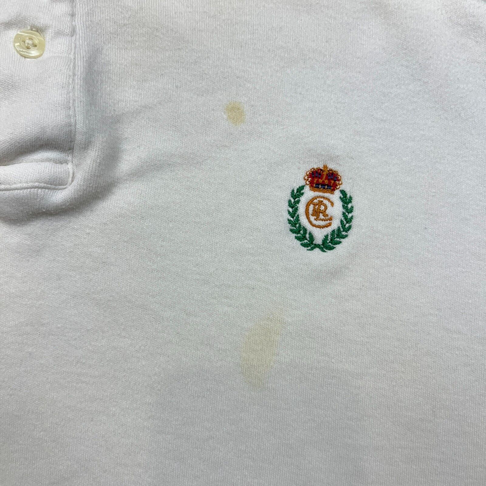 Chaps Ralph Lauren × Polo Ralph Lauren × Vintage 90s Chaps Ralph Lauren Polo Shirt Medium Crest Short Sleeve Size US M / EU 48-50 / 2 - 3 Thumbnail