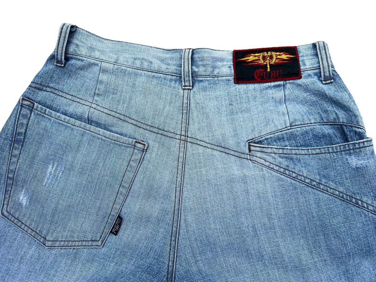 JNCO Vintage Y2k Fubu Baggy Denim Jeans 30x31 Size US 30 / EU 46 - 7 Thumbnail