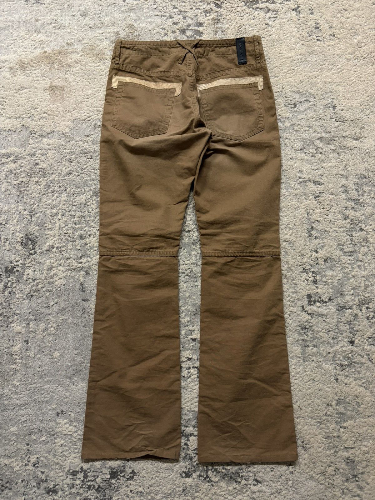 Isamu Katayama Backlash Leather Pocket Bootcut Pants Size US 28 / EU 44 - 5 Thumbnail