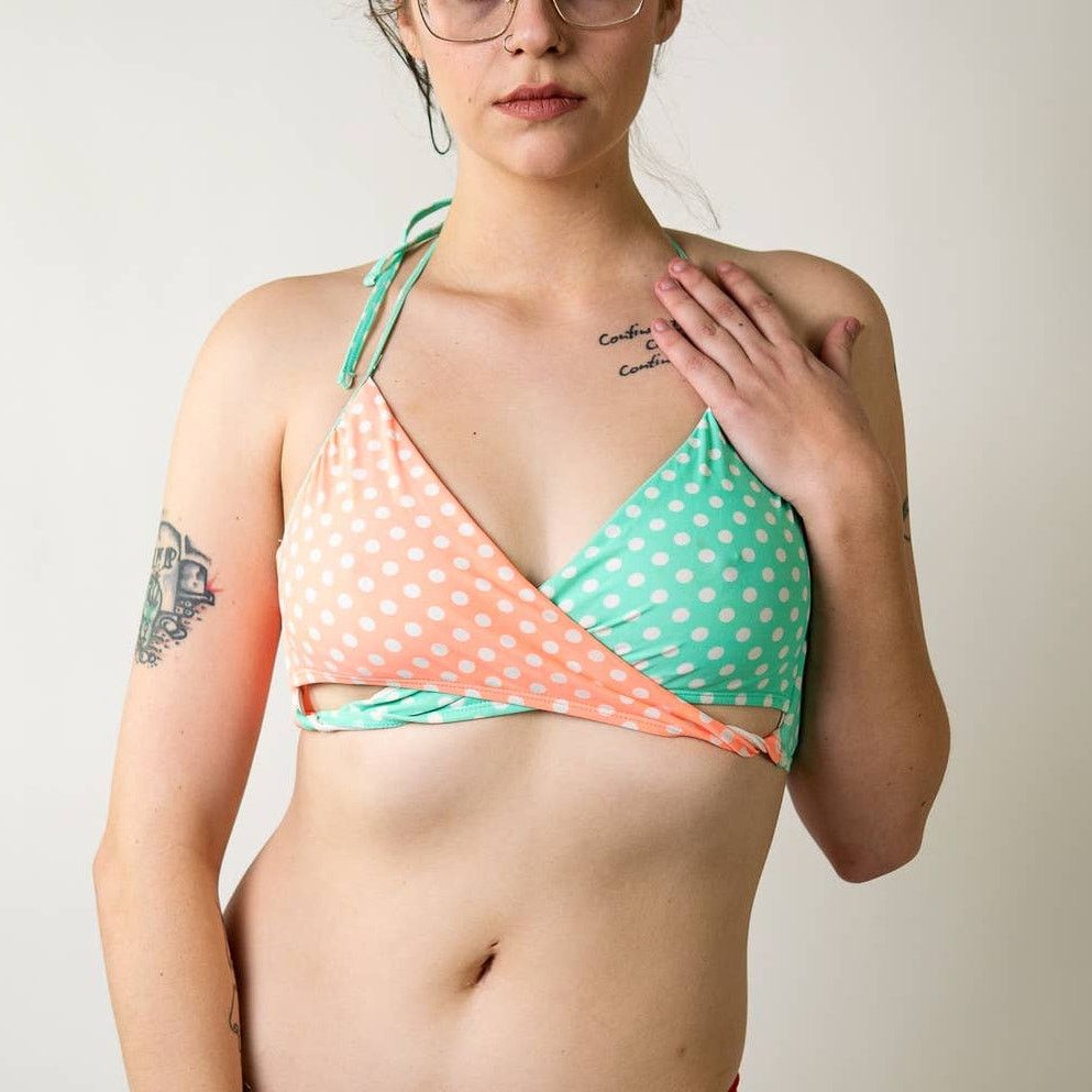 Designer Malibu Dream Girl Bikini Top Size ONE SIZE - 2 Thumbnail