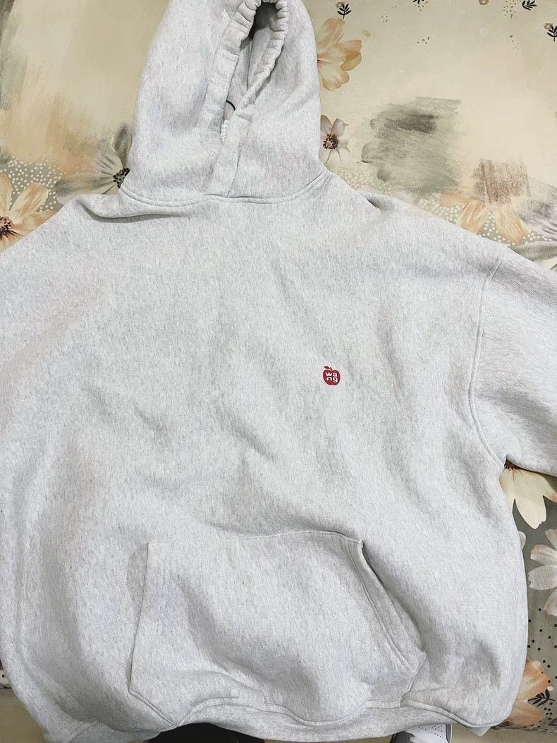 Alexander Wang Alexanderwang Apple Print Fleece Hoodie- Size L / US 10 / IT 46 - 1 Thumbnail