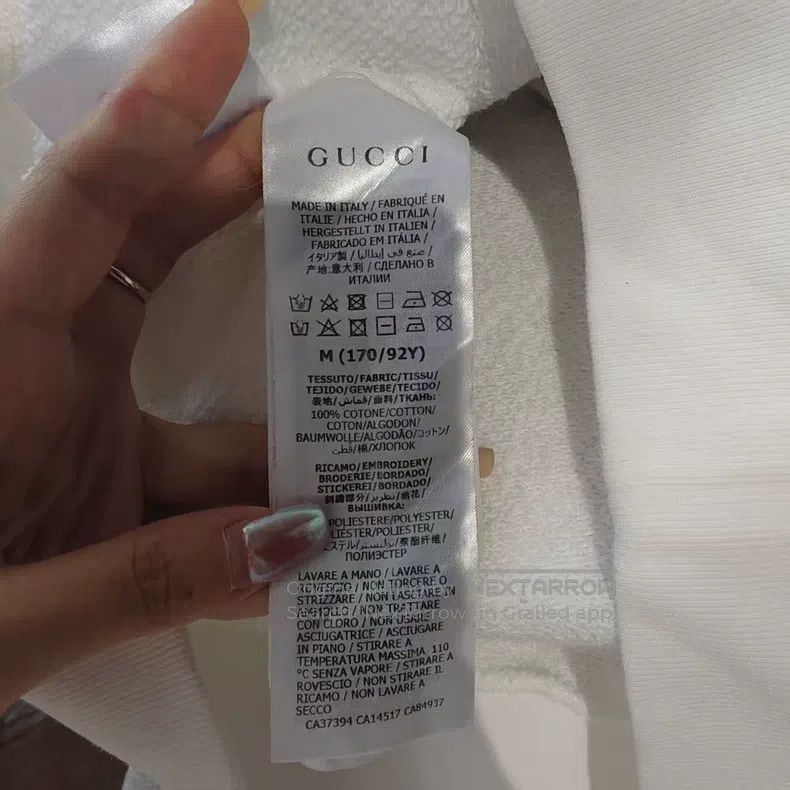 Gucci Gucci White sweatshirt Size US M / EU 48-50 / 2 - 4 Thumbnail