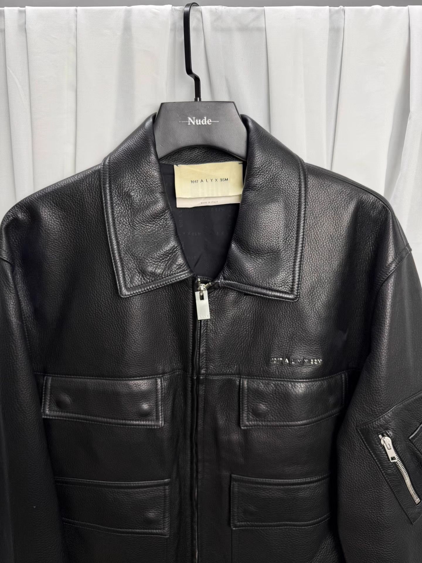 Alyx Alyx 20AW Four-Pocket Police Leather Jacket K20 Size US L / EU 52-54 / 3 - 4 Thumbnail